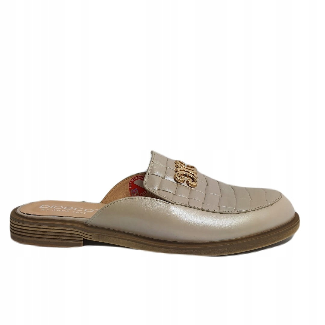 Nazouváky pantofle Arka 3948/2351/2352 béžová 37, béžová