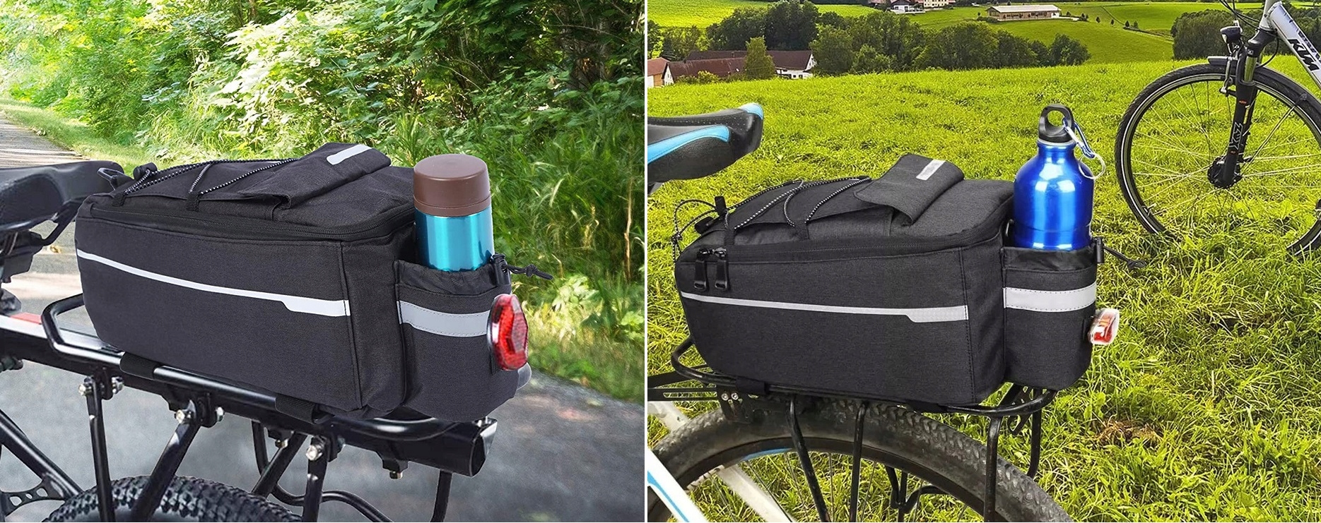 TORBA SAKWA ROWEROWA TERMICZNA NA BAGAŻNIK ROWER Pojemność 9 l