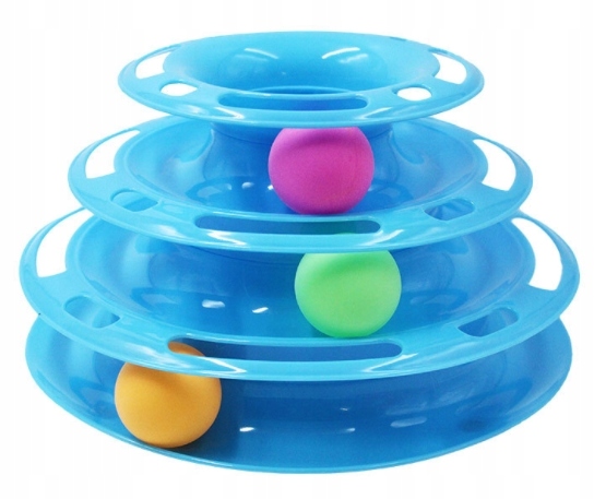 

Zabawka dla kota Wieża Piłeczki Interaktywna Kot