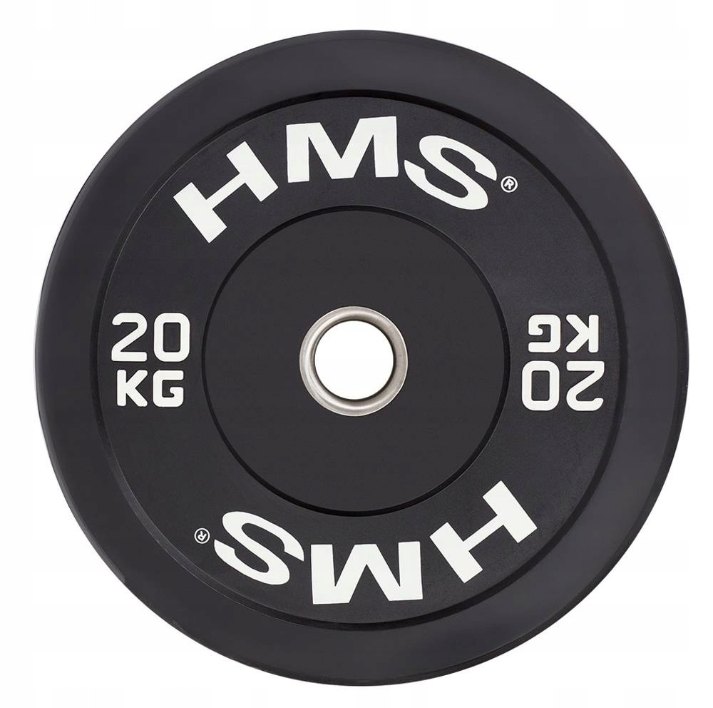 Závaží Olympijský talíř na Osa činku pro silové cvičení 20 kg Hms