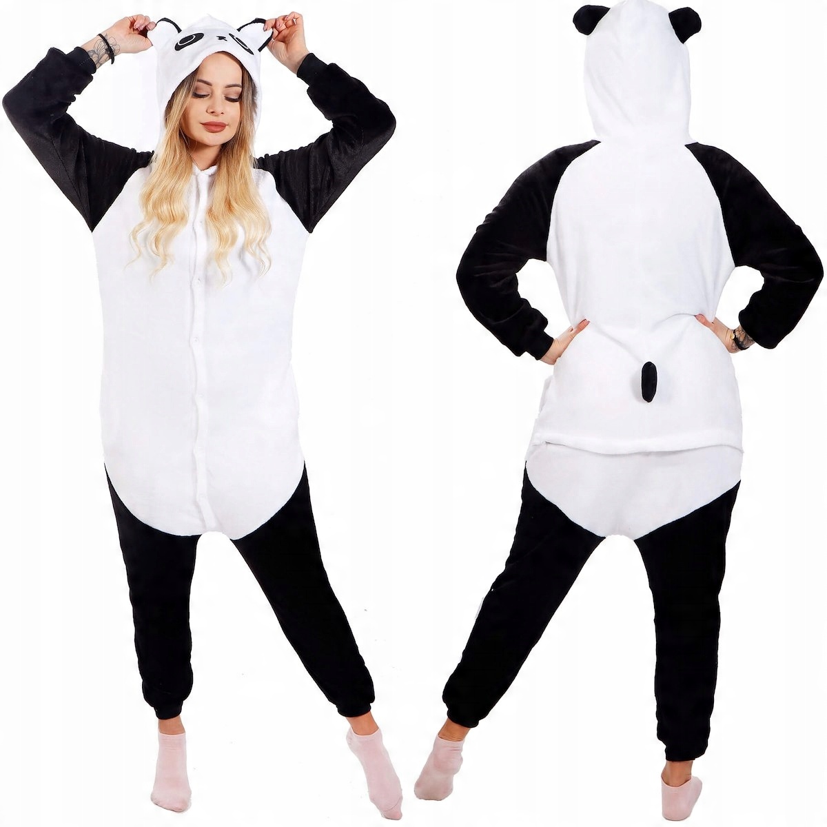 

Piżama Kigurumi Kombinezon Onesie Panda Dres r. L