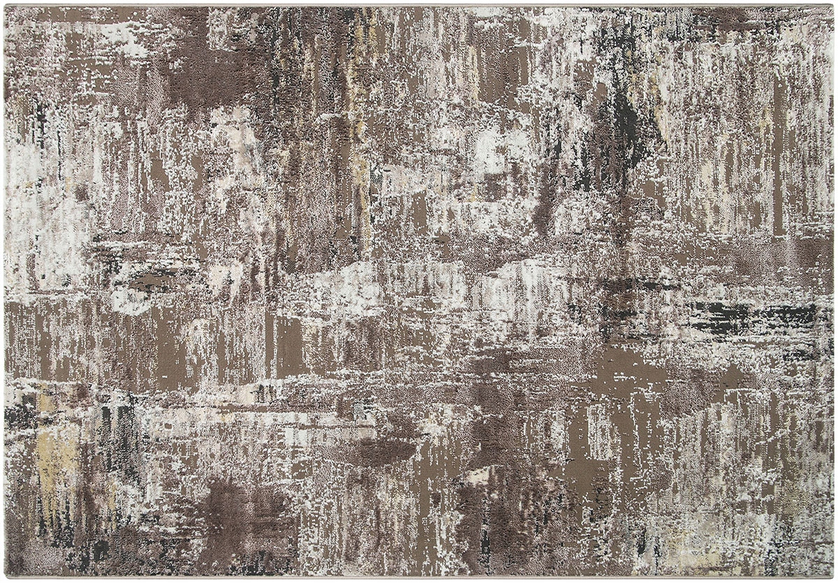 MIĘKKI DYWAN LAILA 2498c DO PRZEDPOKOJU BRĄZOWY SZARY GRUBY LOFT 120x170cm Szerokość produktu 120 cm