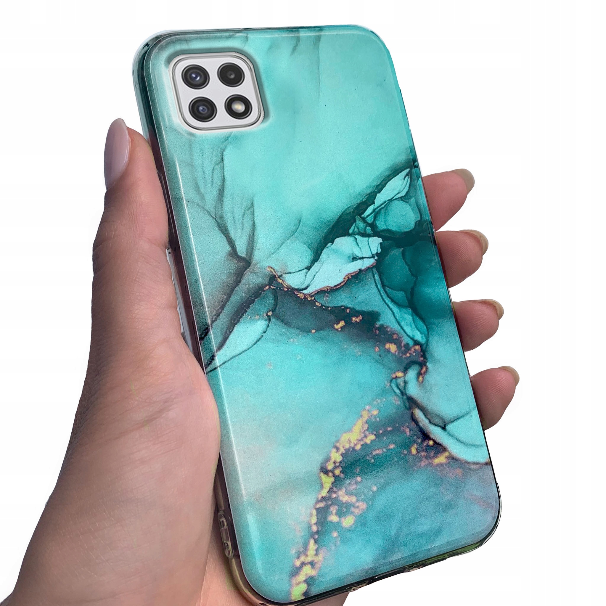 

Grube etui 2MM do Samsung A22 5G szkło