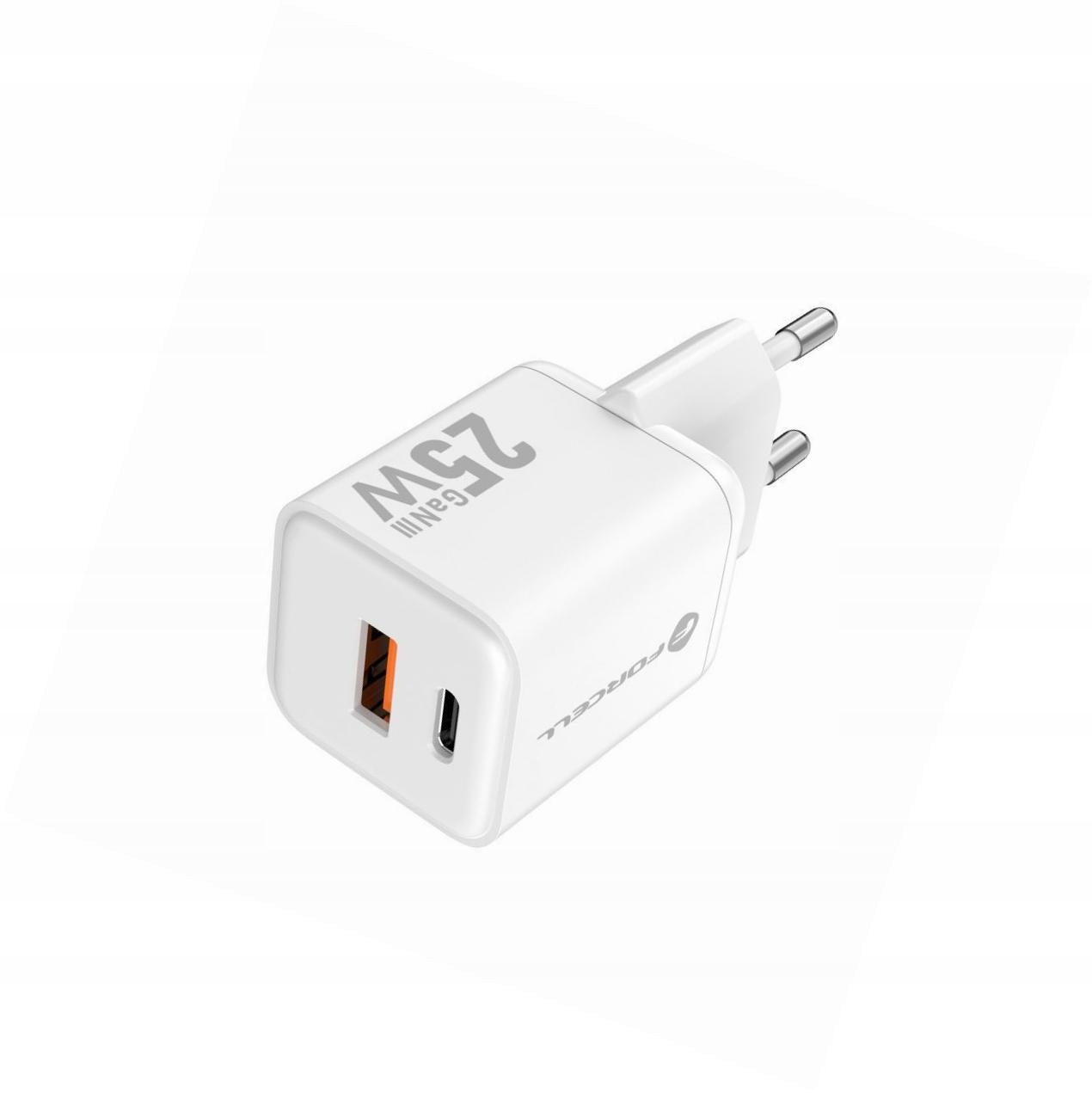 Szybka ładowarka Gan 25W kostka 2 porty Usb-c do Samsung Galaxy M15 5G