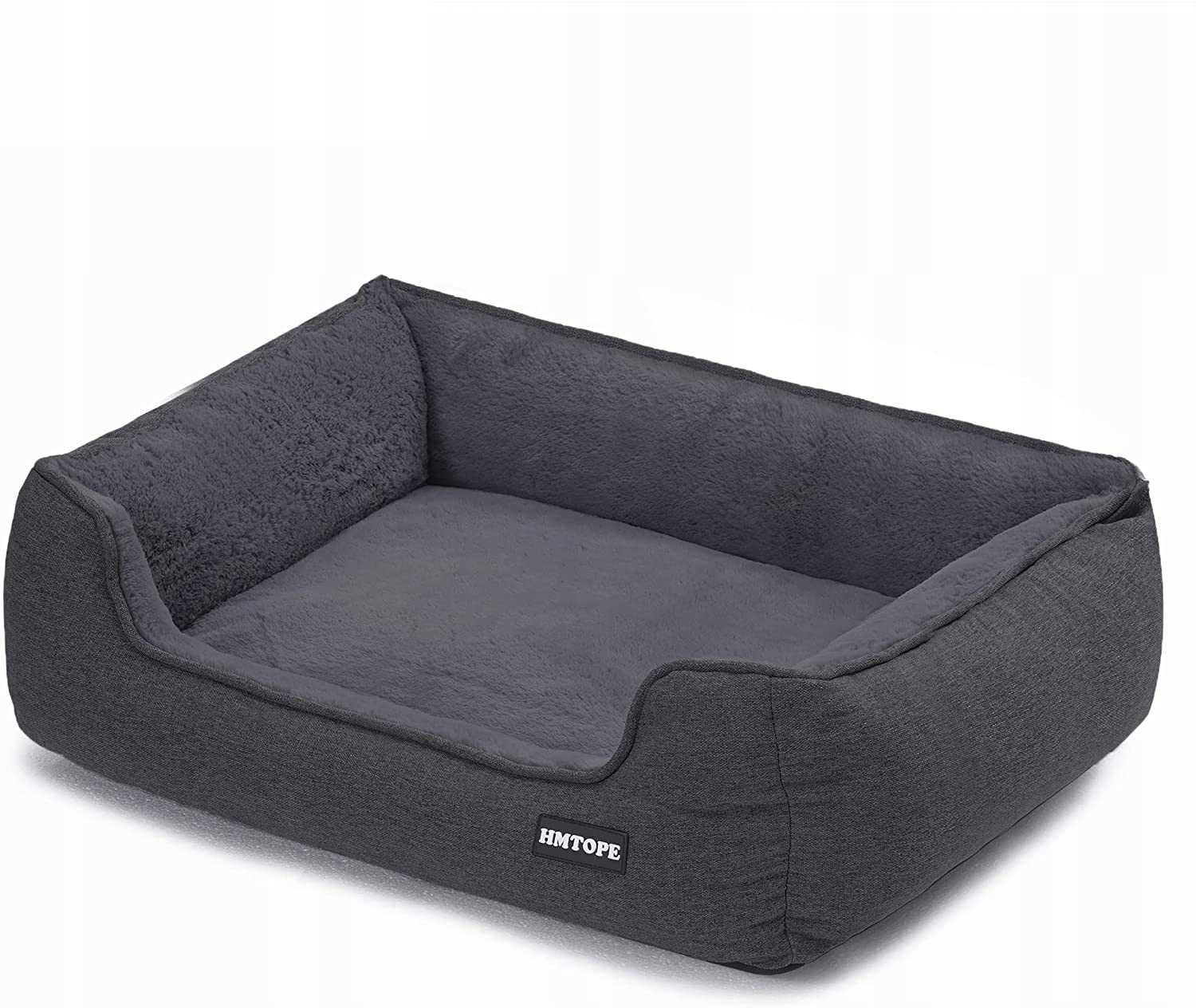 Levně Hmtope pelíšek pro psa šedá 110 cm x 86 cm
