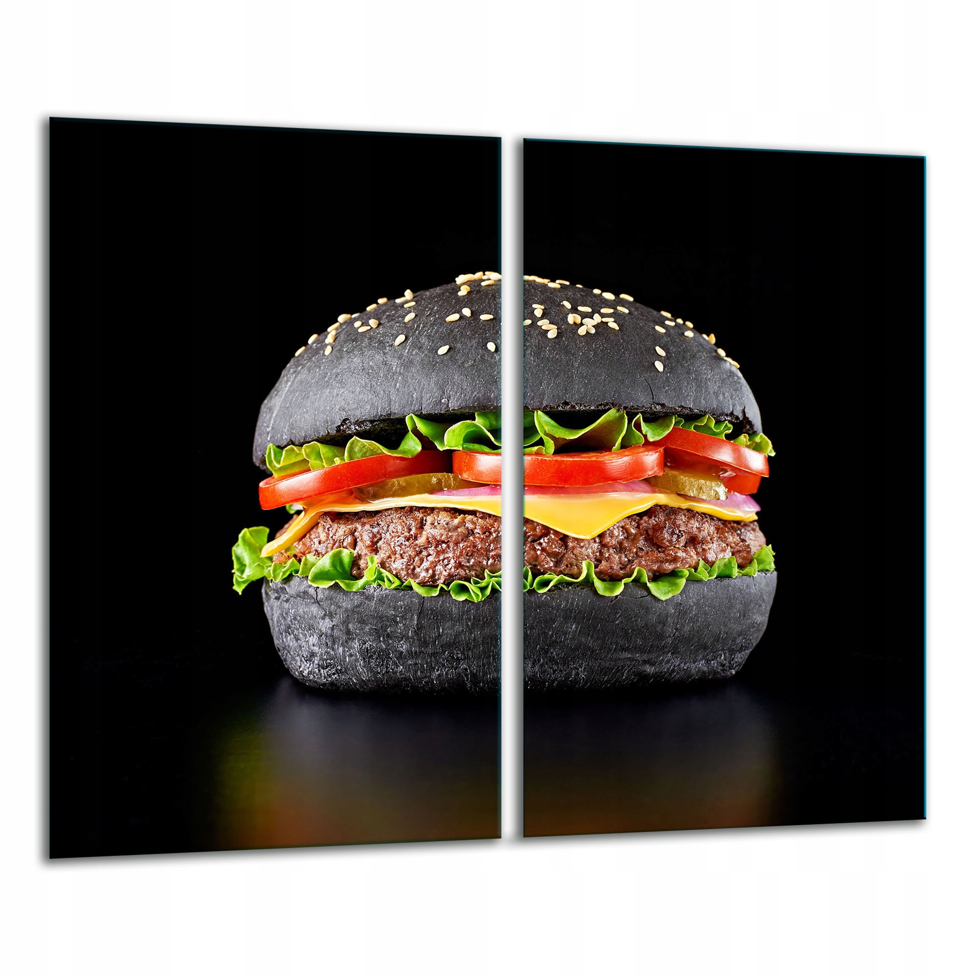 7v1 Skleněná Krájecí Deska 2x 30x52 Hamburger