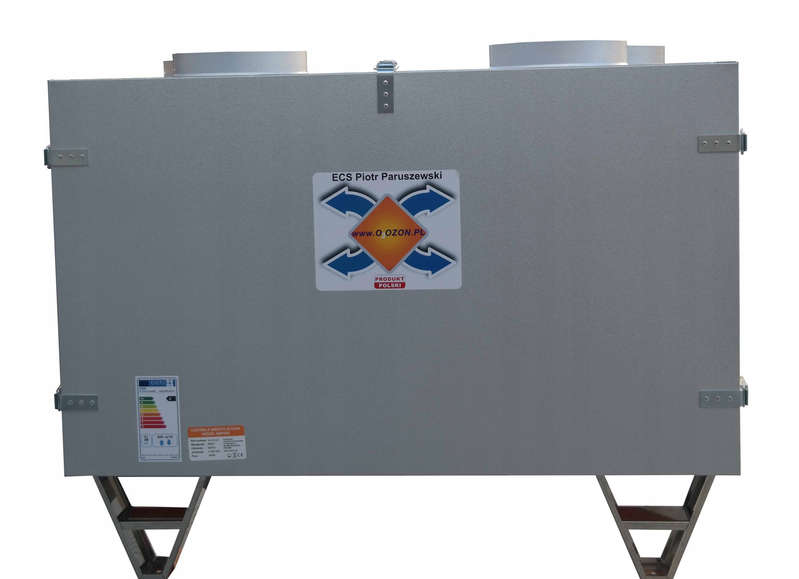 Centrala Wentylacyjna Rekuperator 900m3/h jonizato Marka inna