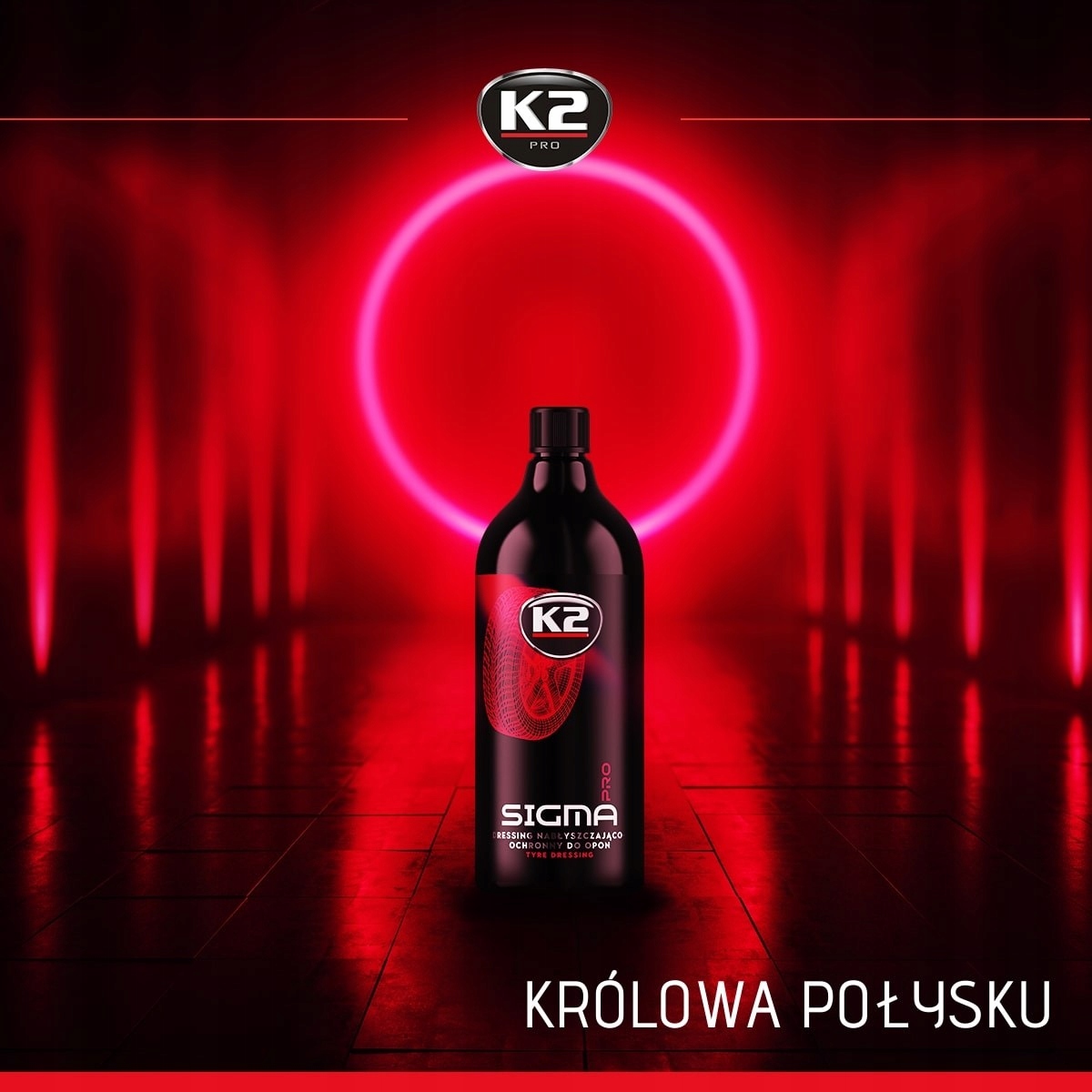 K2 SIGMA PRO 1L CZERNIDŁO ŚRODEK DRESSING ŻEL DO NABŁYSZCZANIA OPON GUMY Numer katalogowy producenta D1101