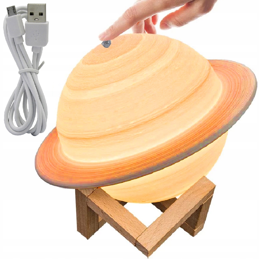 

Lampka Nocna Dla Dzieci księżyc planeta dotykowa