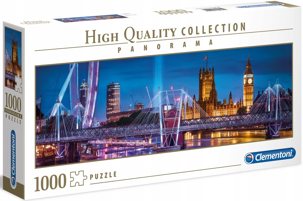 

Puzzle 1000 el. Londyn Nocą Panorama Big Ben