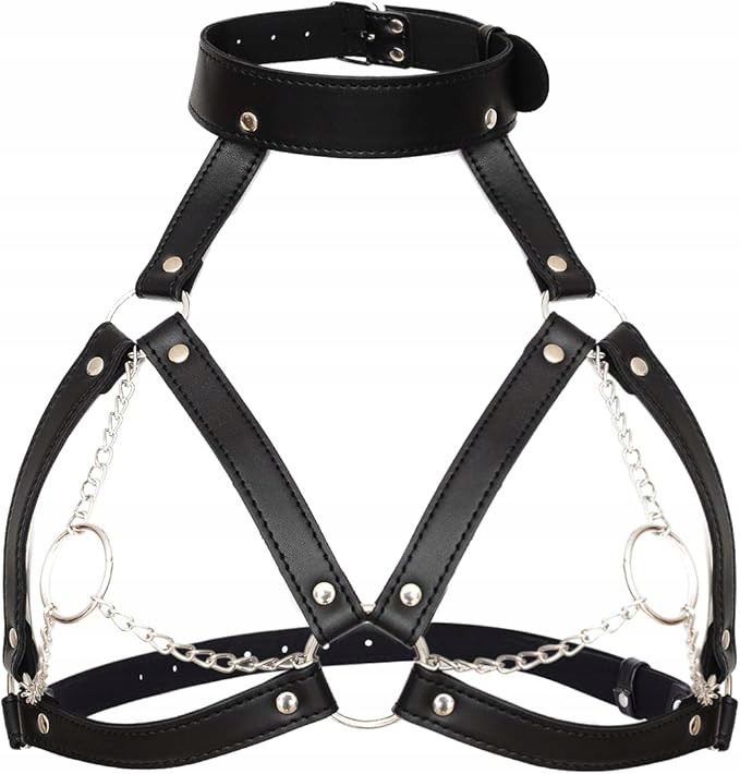 Открытый бюстгальтер с цепочкой, бюстгальтер