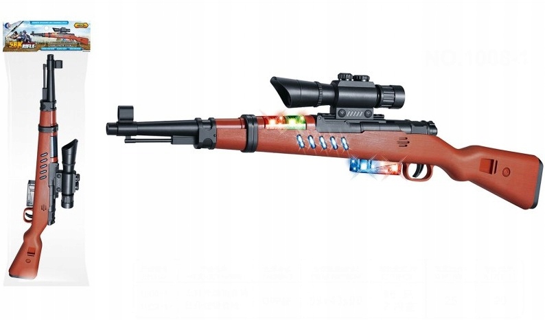 PISTOLET STRZELBA NA BATERIE ZABAWKOWY LED DŹWIĘK Rodzaj pistolety