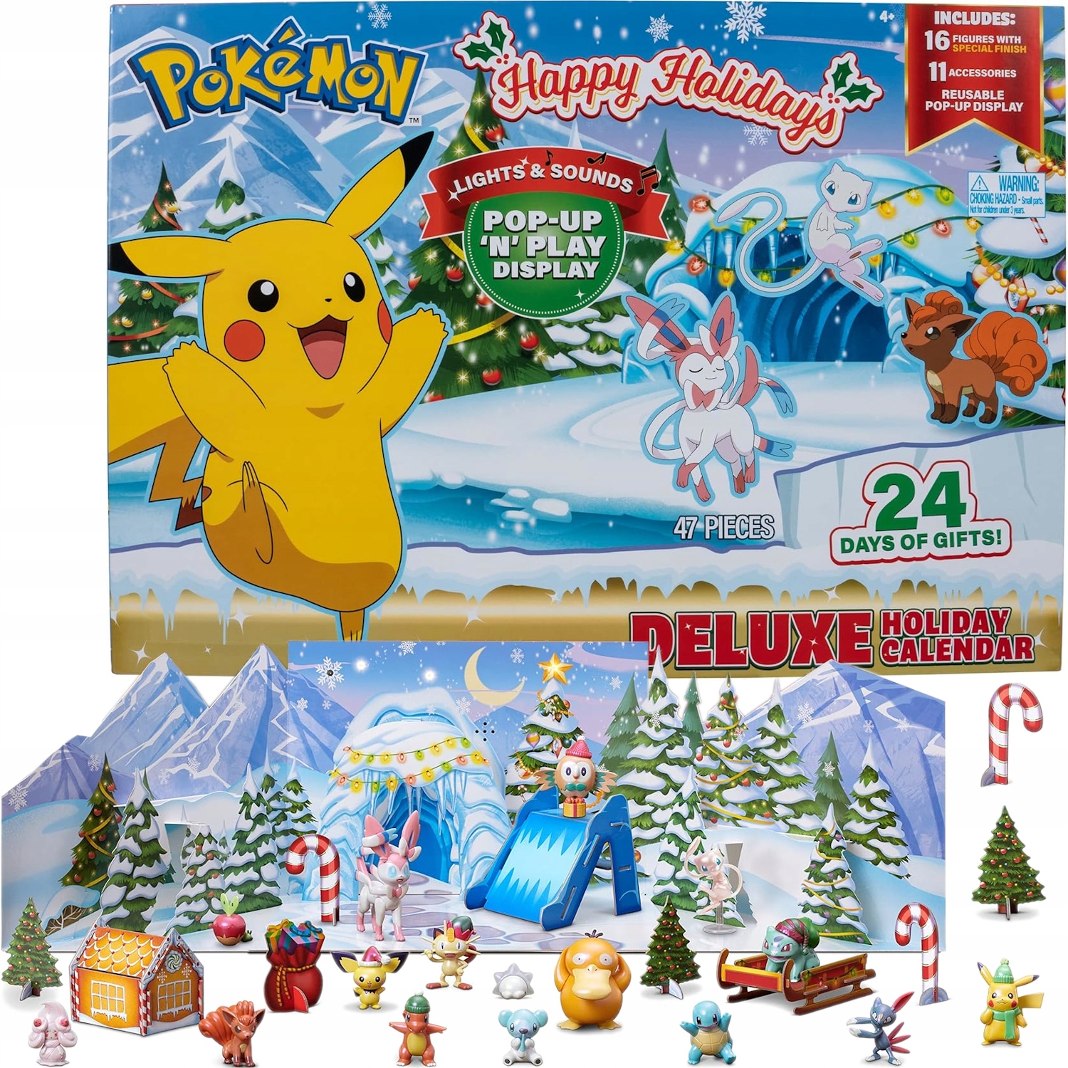 Pokemon Kalendarz Adwentowy Deluxe 16 Unikalnych Figurek PKW2690