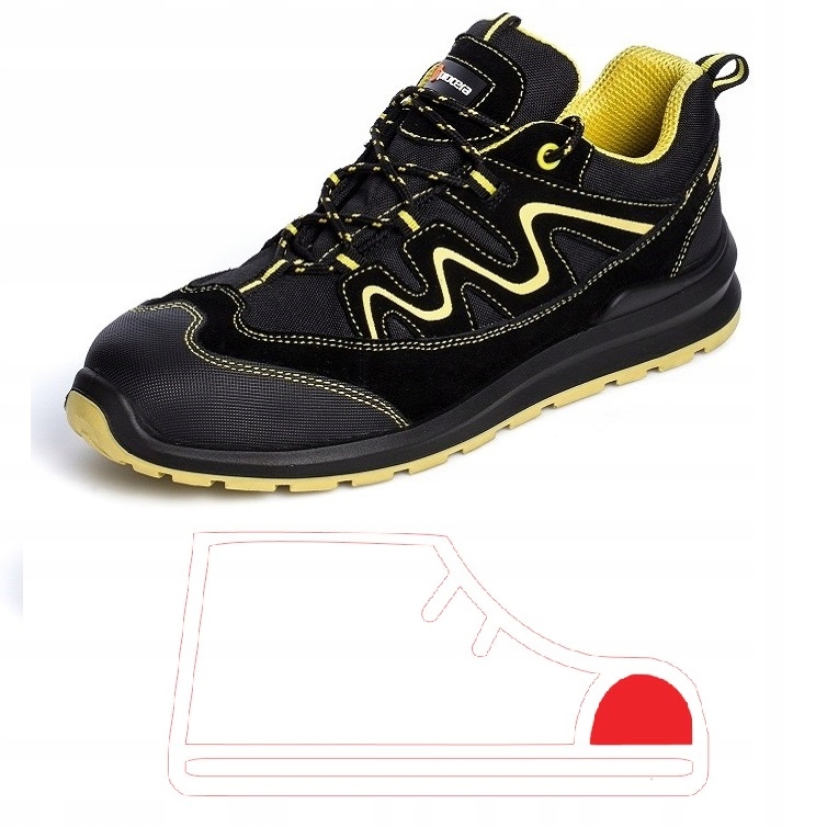 Robocze Buty Lekkie Półbuty S1 Bhp Ochronne Procera Street r. 42