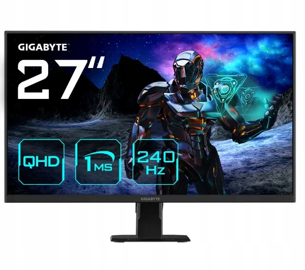 Monitor 27 cali 2K Gigabyte GS27Q X Speed Ips 240Hz Oc 250Hz 1m