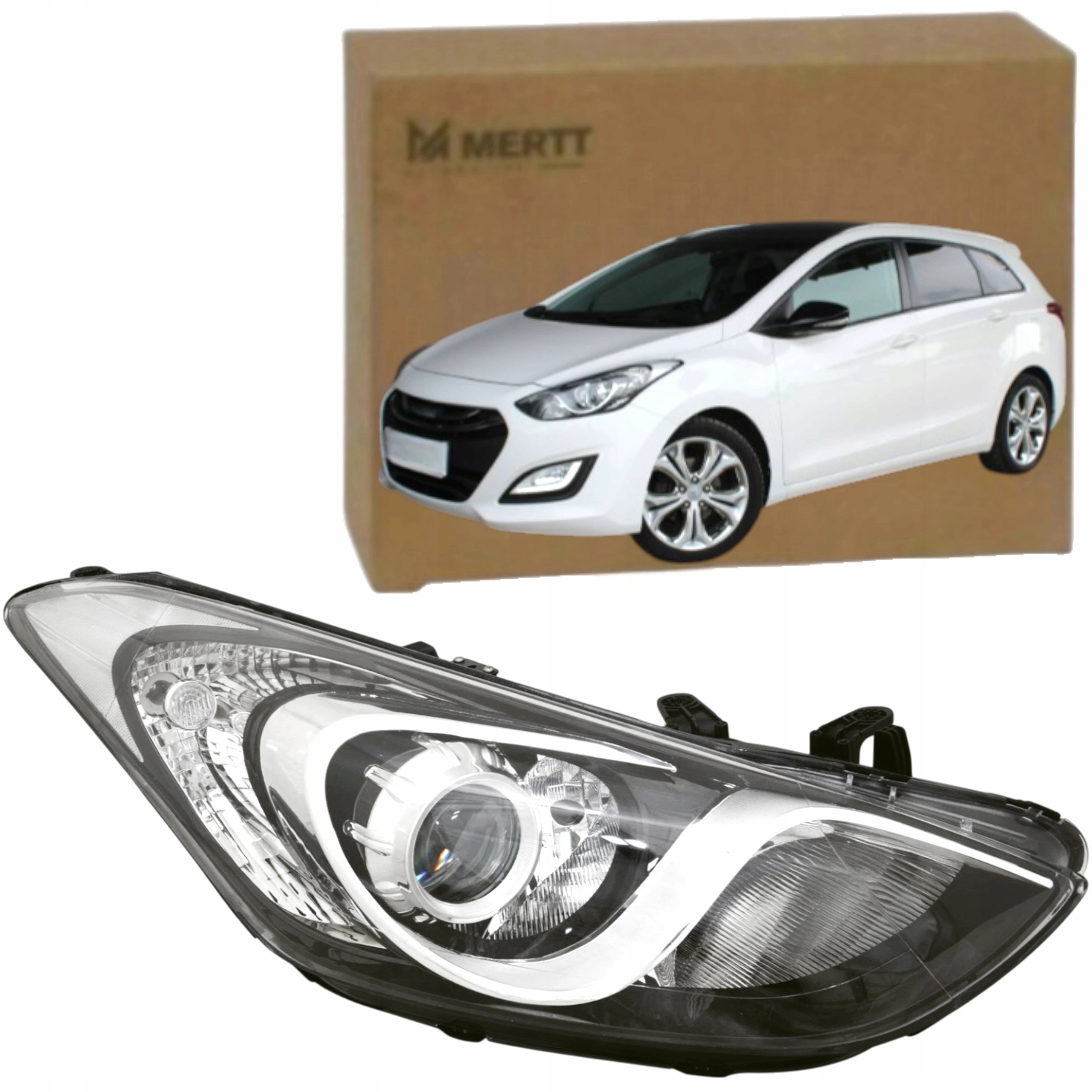 Světlomet Světlo Přední Pravý H7+H7 92102-A6000 Hyundai I30 2012-2014
