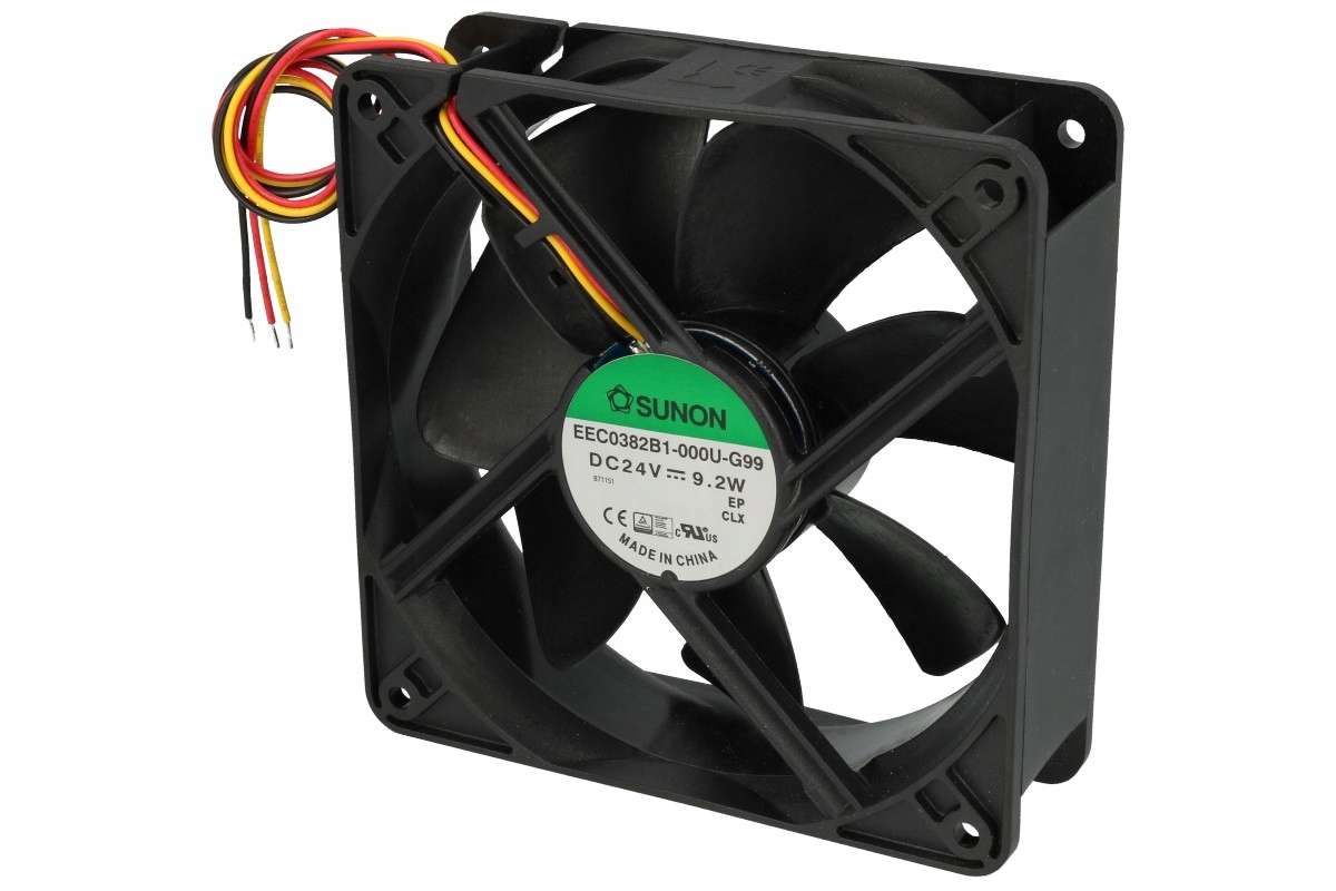 WENTYLATOR 120x120x38mm 24V DC 48dB 400mA Sunon