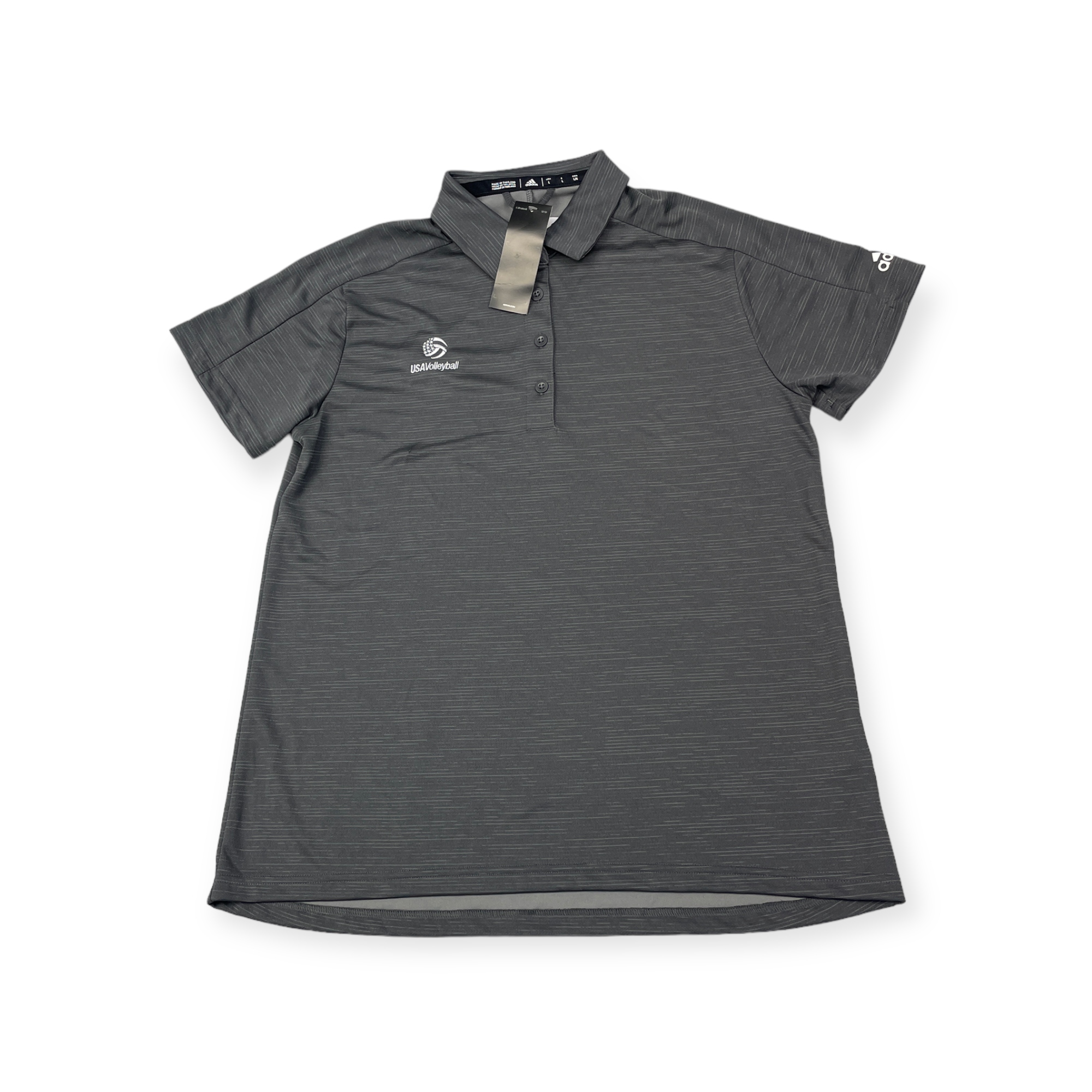 Šedá polokošile Adidas Usa Volleyball L