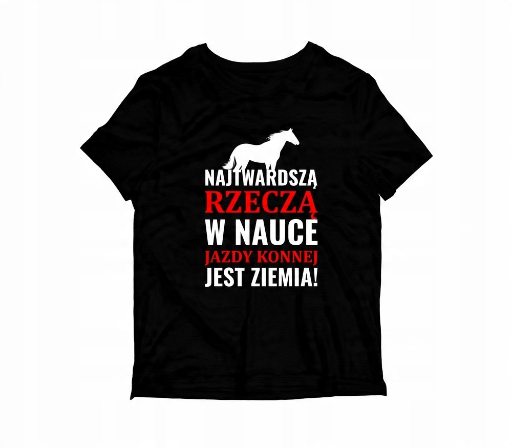

Koszulka Bawełniana Koń ziemia Męska S
