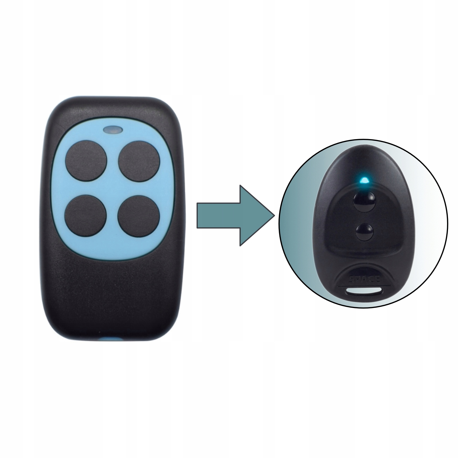 ЗМІННИЙ ПУЛЬТ CAME SPACE 433 Mhz САМОКОПНИЙ Brand Force