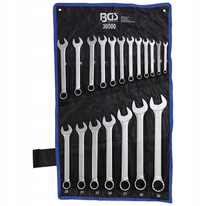 Sada očkoplochých klíčů 8 32 mm 19 ks Bgs 30500