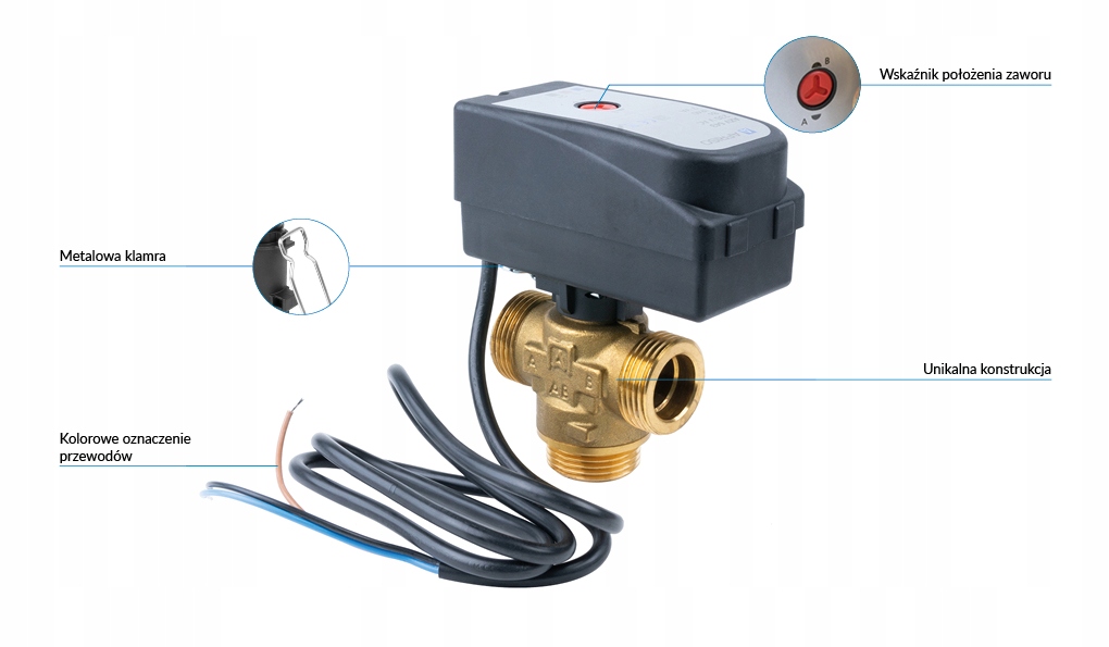 ZAWÓR 3-DROGOWY STREFOWY 1 CAL AZV 643 AFRISO DN20 EAN (GTIN) 5907718971736