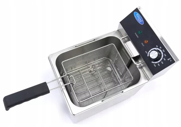 Frytkownica Elektryczna Gastronomiczna Pojemna 8L 3250W Maxima 09365215