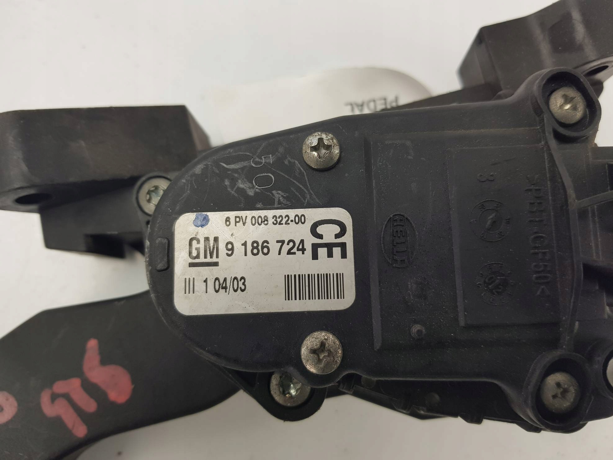 PEDAL 9186724 OPEL VECTRA C