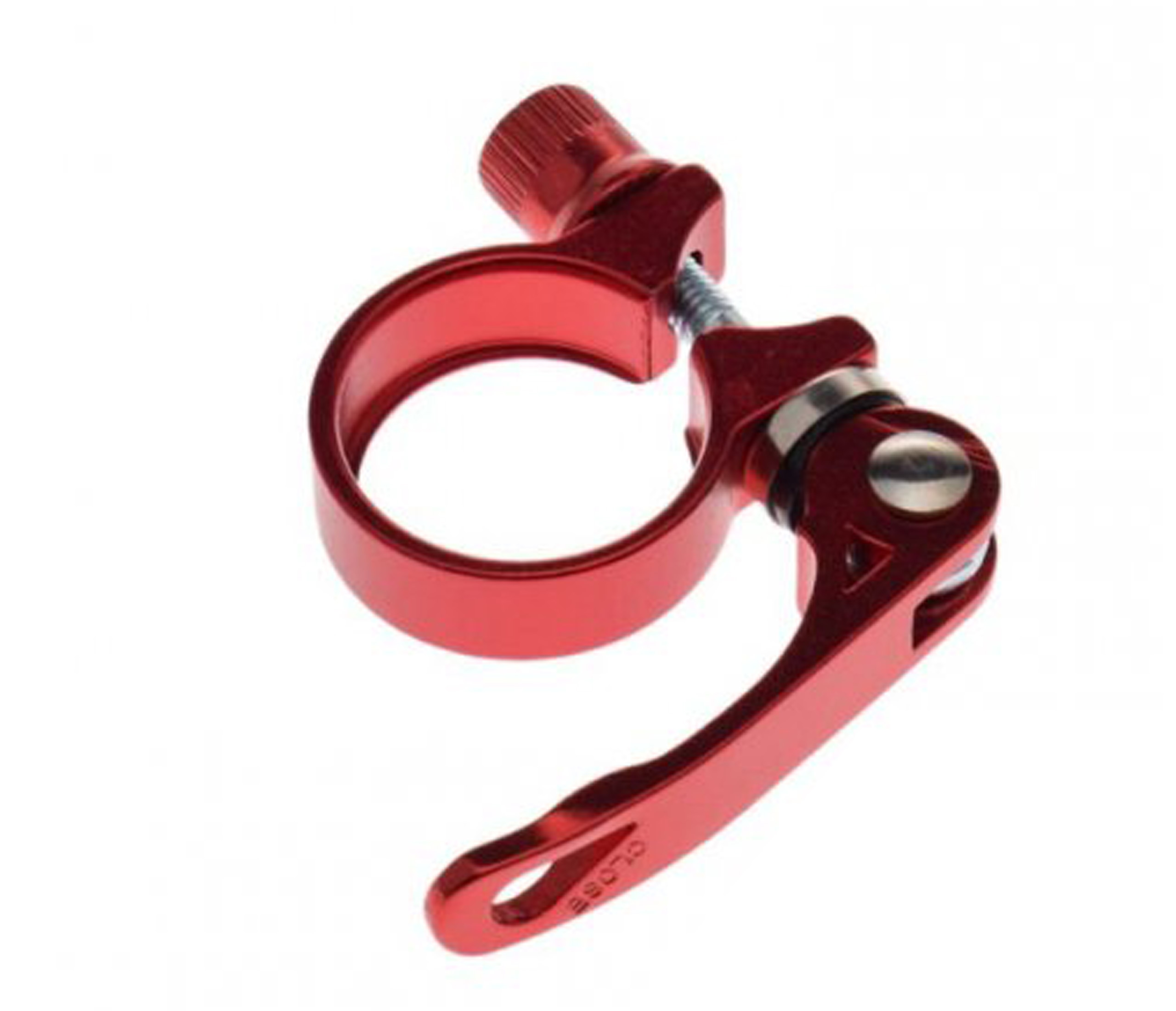 OBEJMA ZACISK SZTYCY SZYBKOZAMYKACZ 31,8 CZERWONY