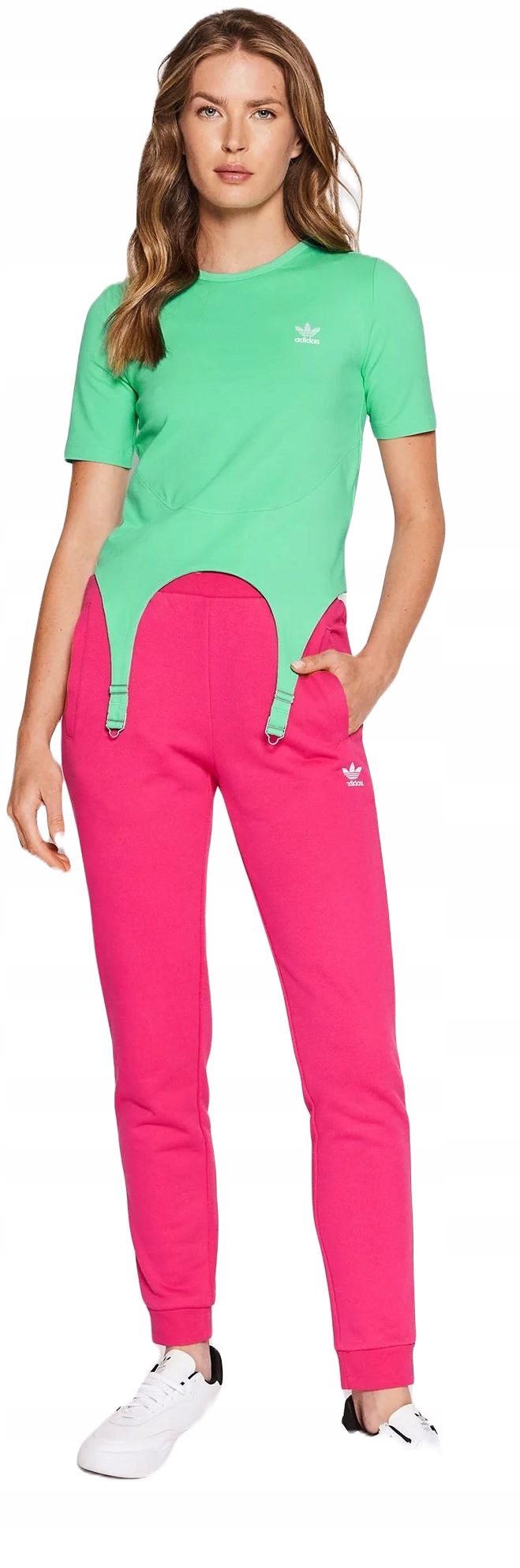 Spodnie Adidas Originals Womens Adicolor Essentials Slim Joggers HG6163