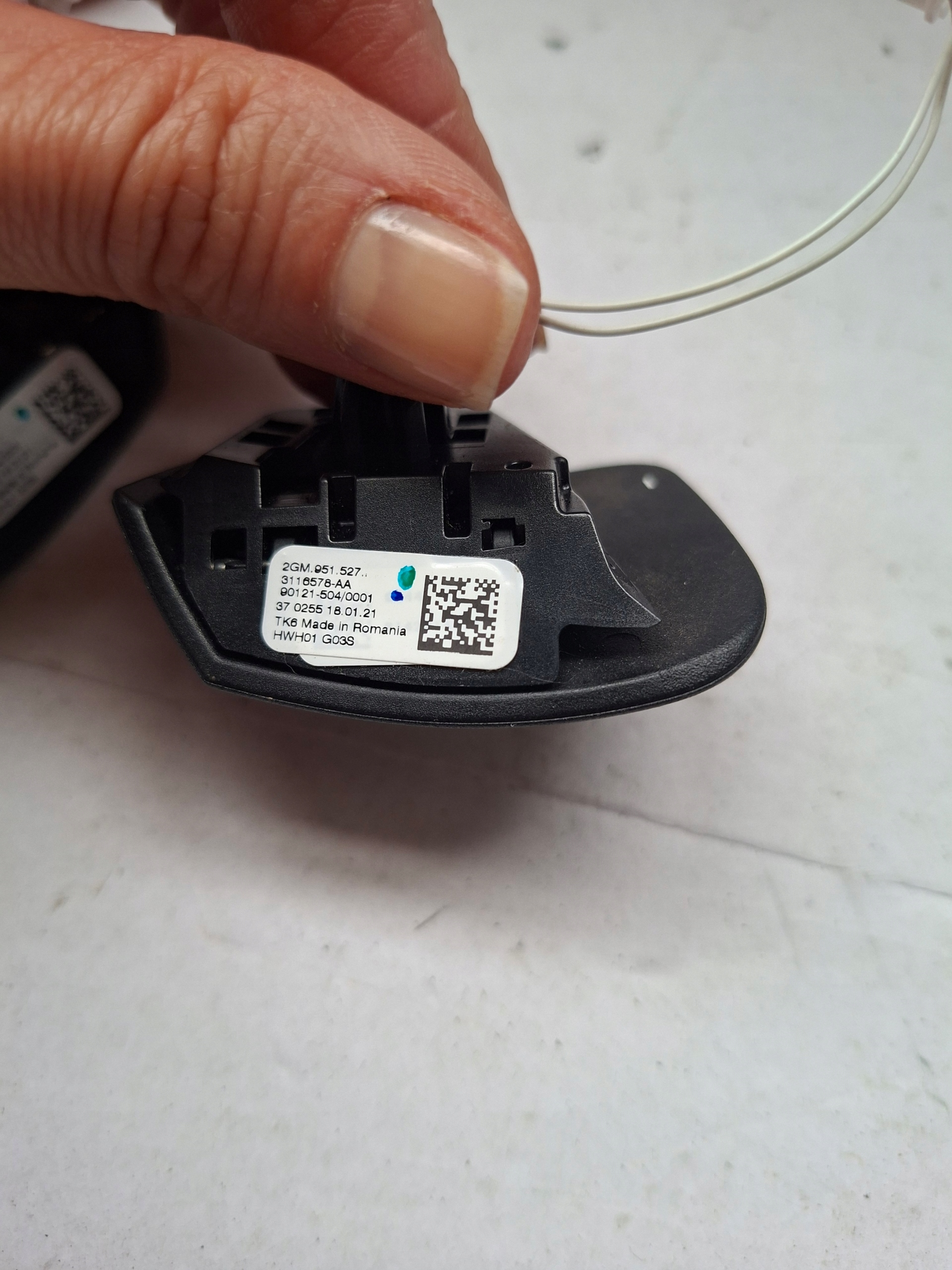s řazením volantu VW 2GM951527, 2GM951528