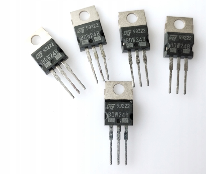 [5szt] BDW24B Tranzystor Darlington Pnp 6A 80V TO220 Stm
