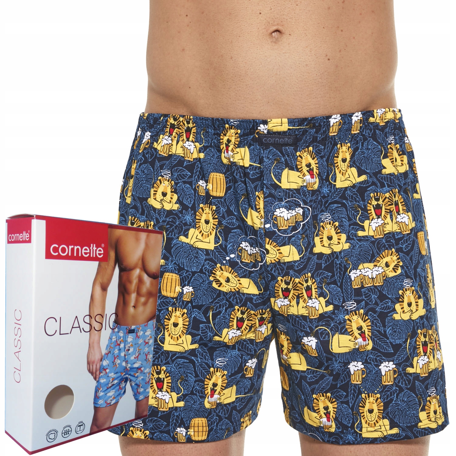 

Cornette bokserki Classic luźne 001/127 lwy kufle