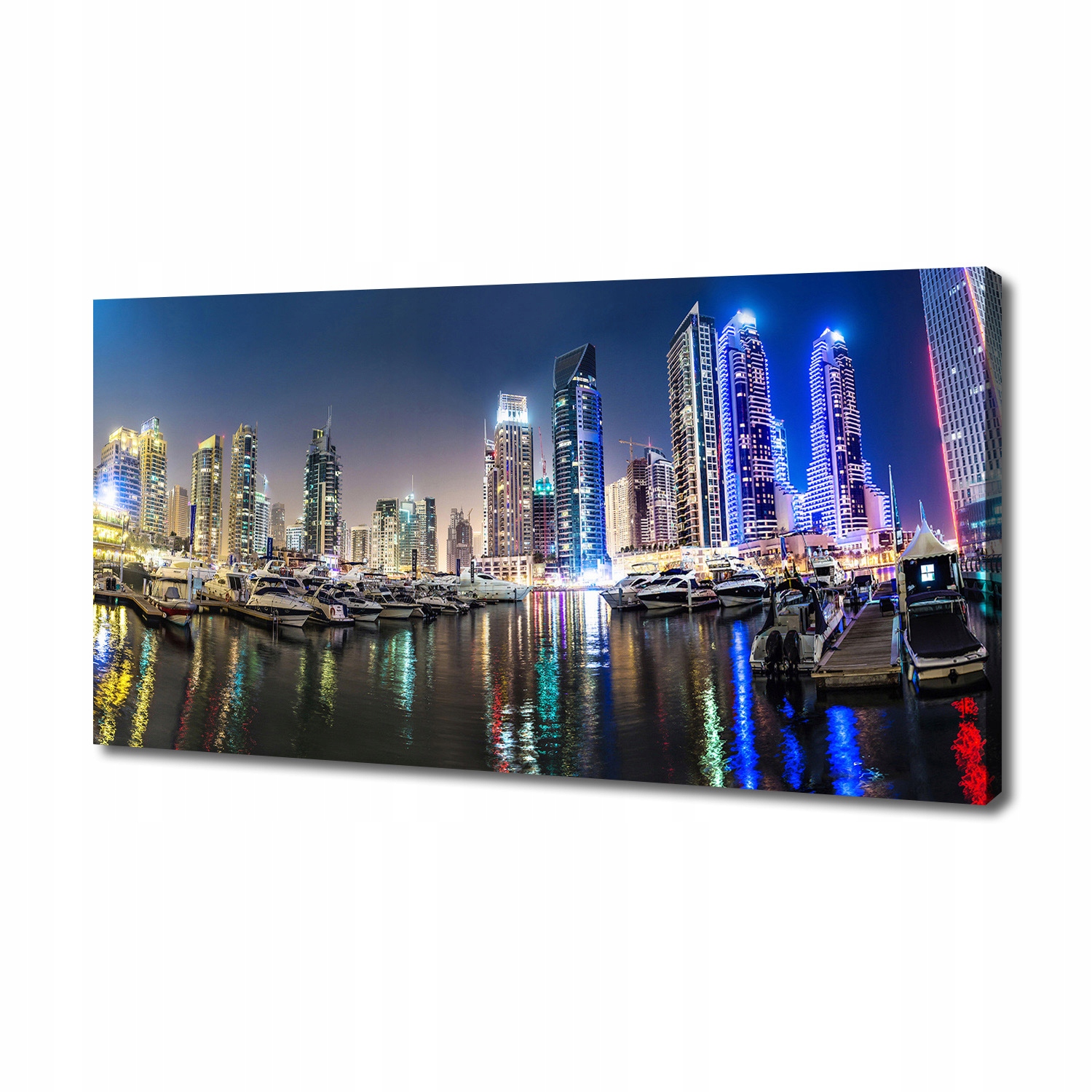 

Foto obraz canvas na ścianę Dubaj nocą 140x70 cm