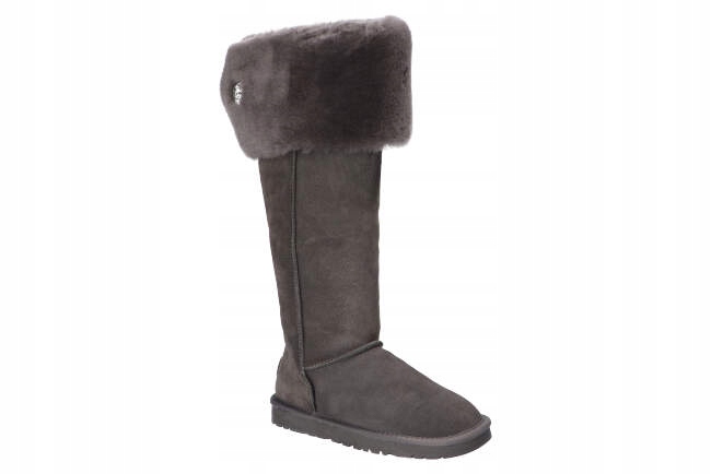 P058 ŚNIEGOWCE EMU BUTY ZIMOWE SKÓRZANE FUTRO 40