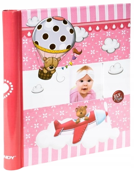 

Album pod folię 40 stron różowy Samolocik Pink