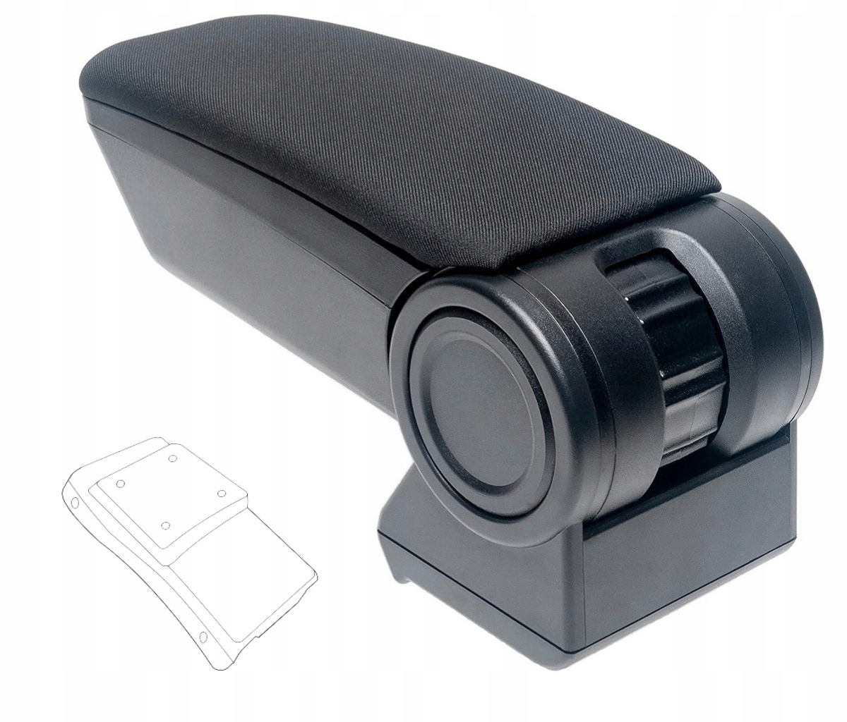 Loketní opěrka ARM-3 do Toyota Aygo X, 2025- , tkanina