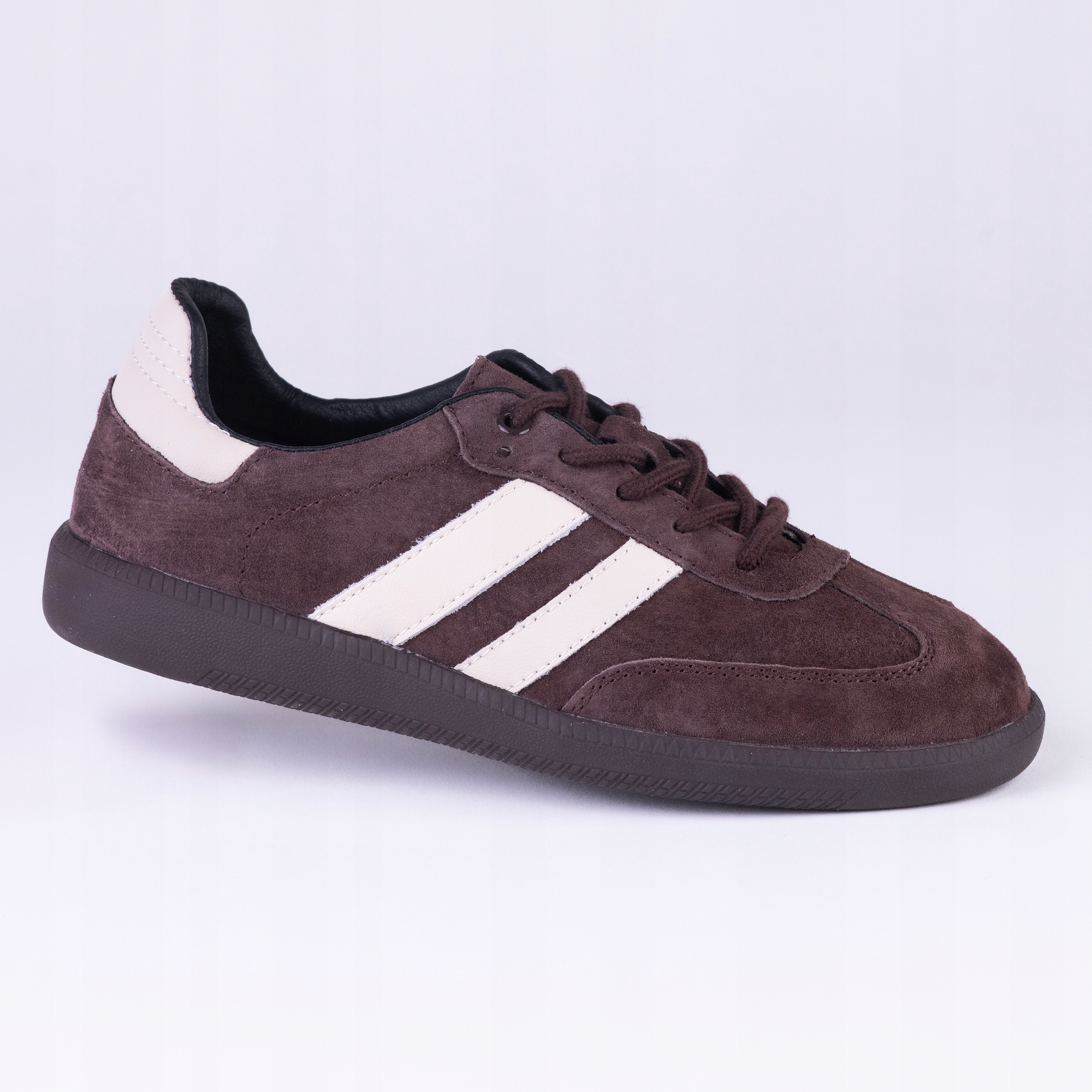 Sneakersy damskie sportowe skóra Goodin GD-XF-227 zamsz casual brąz 38