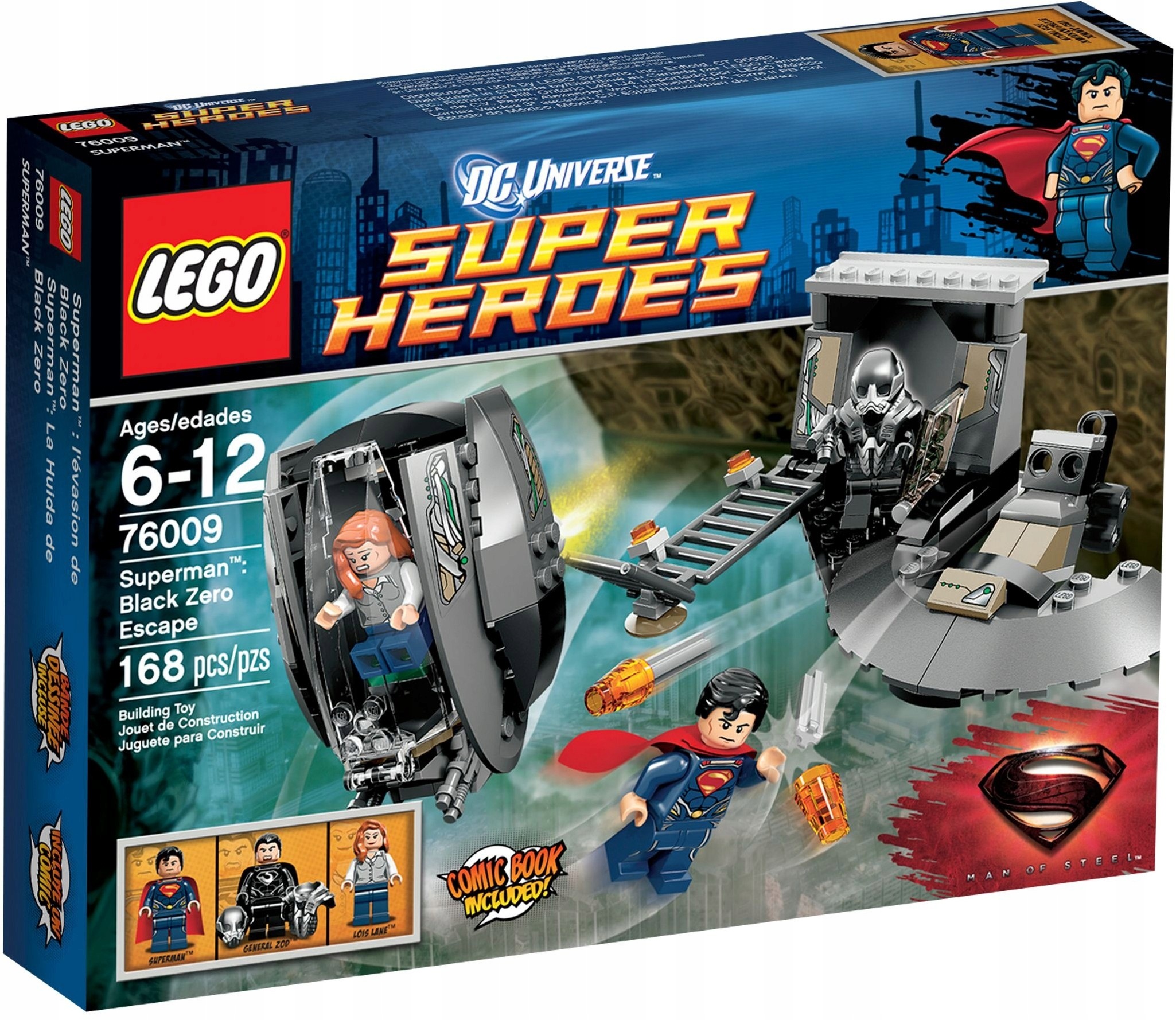 Lego Heroes 76009 Superman Útěk Black Zero Nové