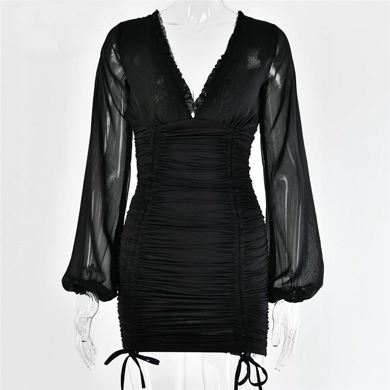 SUKIENKA MINI ELEGANCKA MARSZCZENIA RÓŻNE KOLORY Marka Holy Store