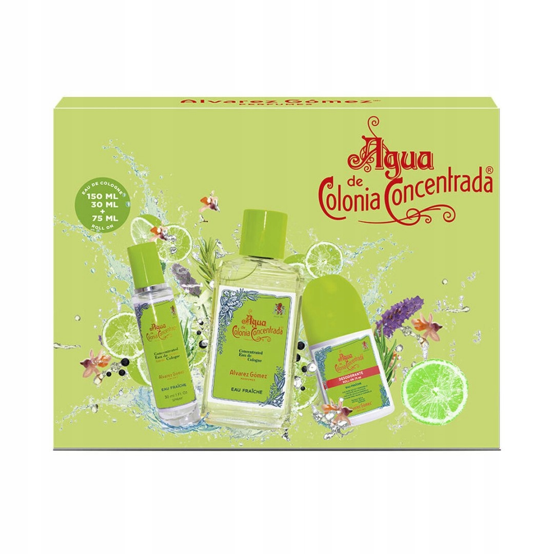 Unisexový parfémový set Alvarez Gomez Agua De Colonia Edc 3 díly