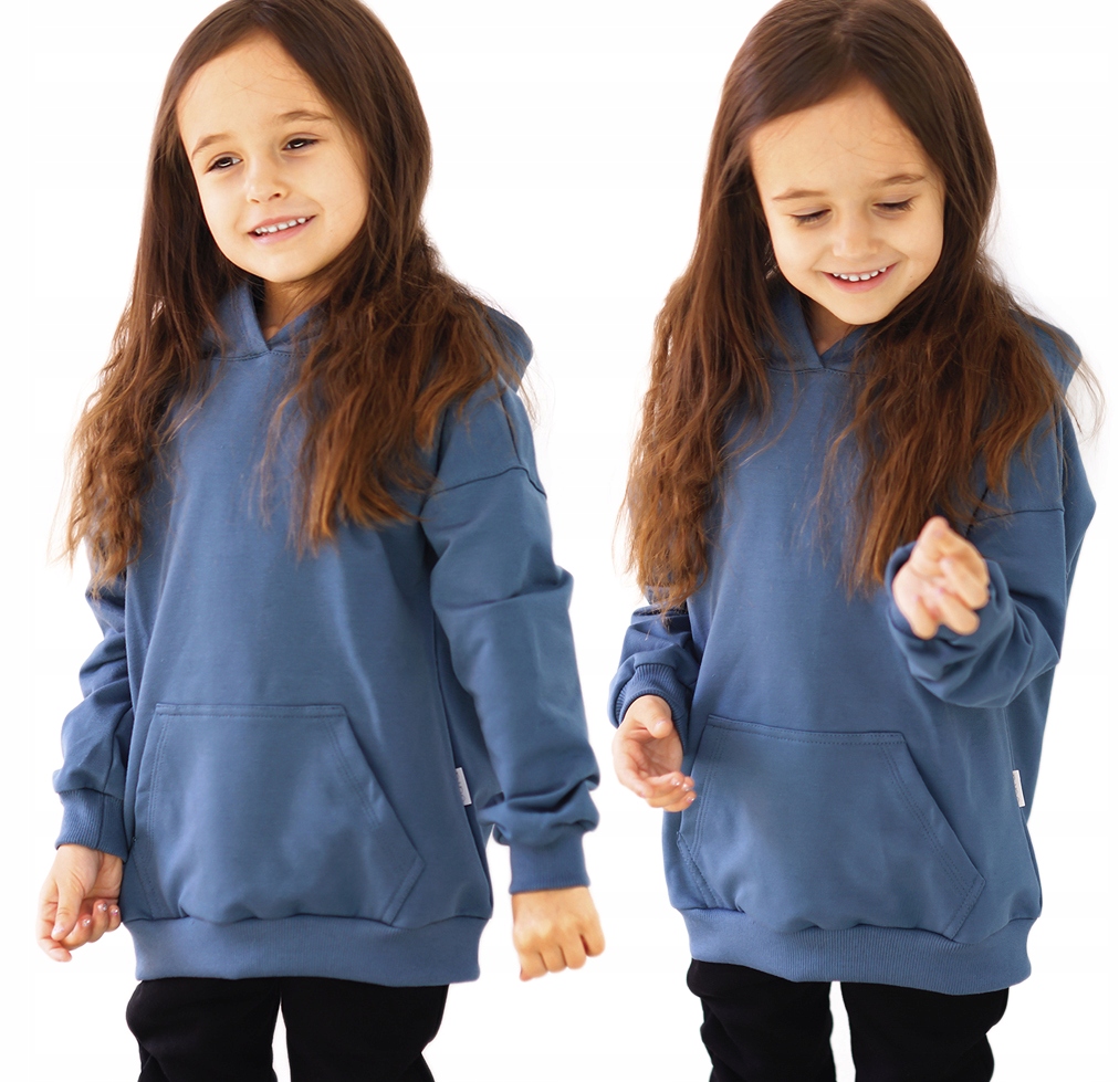 

Bluza z kapturem Flap - 122 Niebieski - Baya