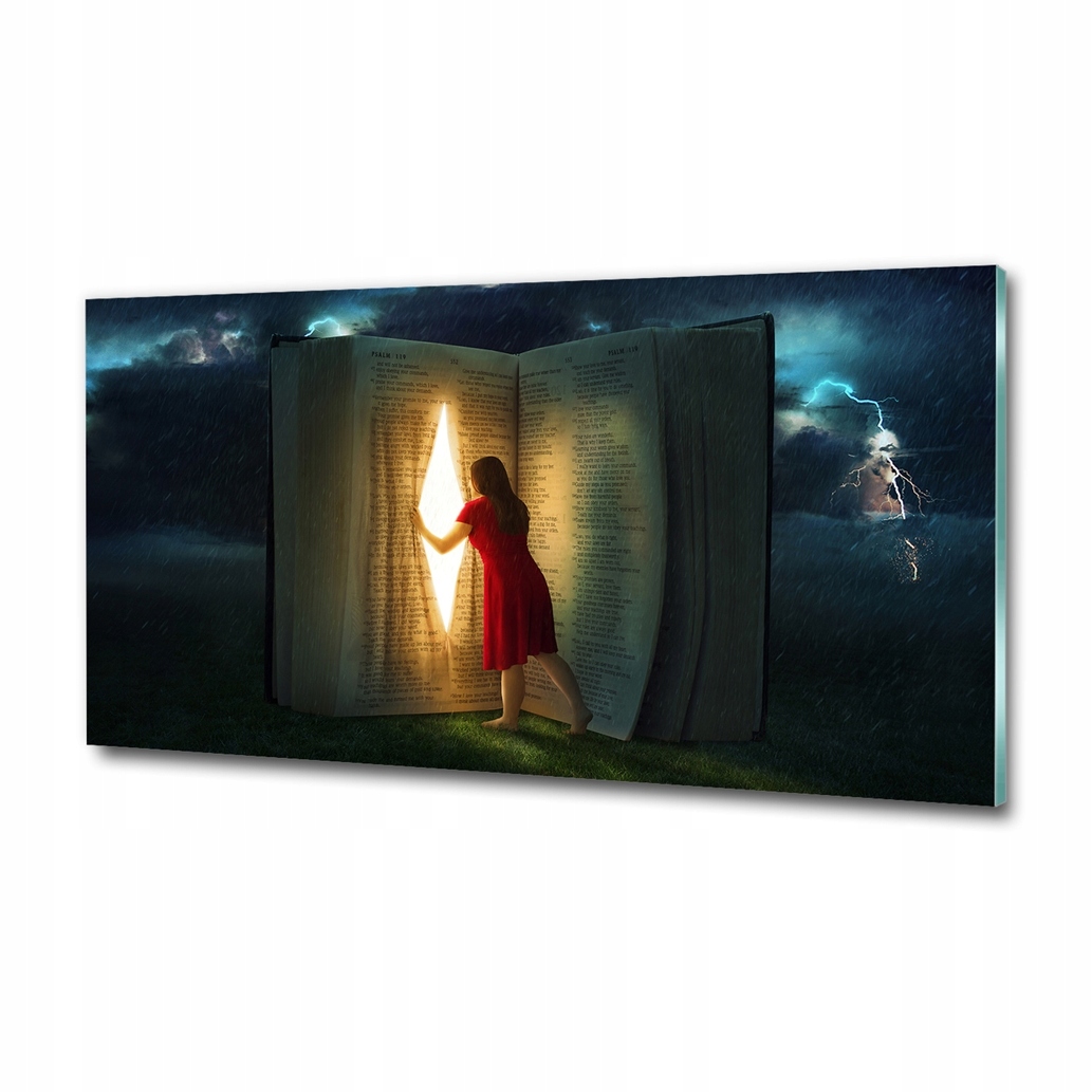 Skleněný obraz stěna 120x60 Svět knih