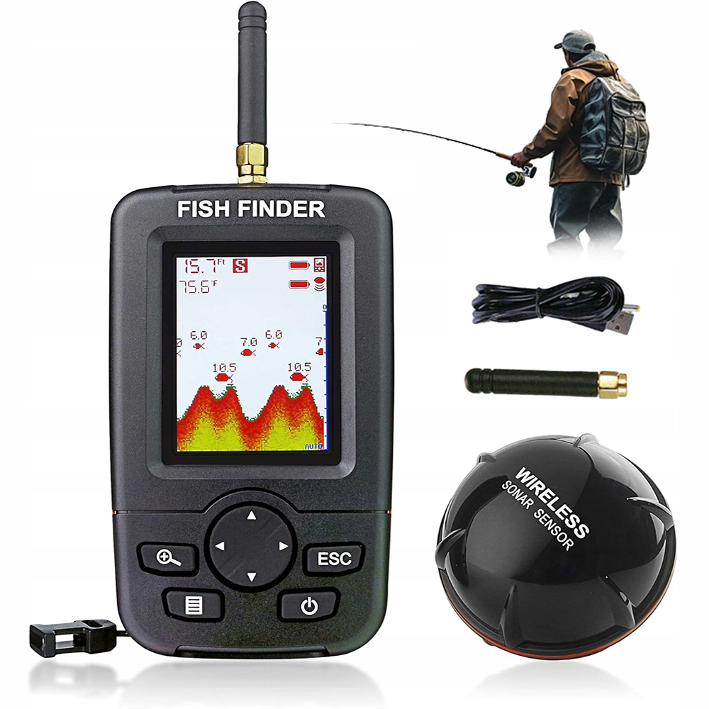 Rybářská Echosonda Fish Finder Sonar