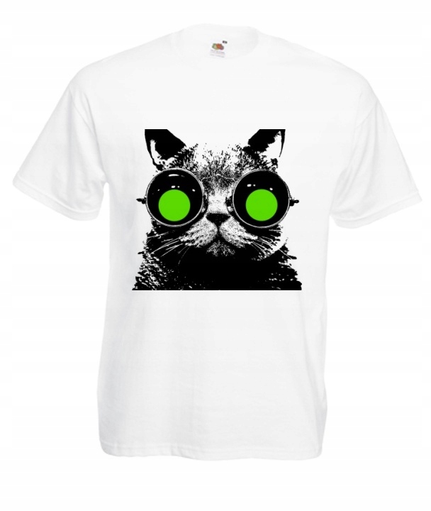 

Kolorowe Koszulki Kot Z Parasolem Kocur Kociak