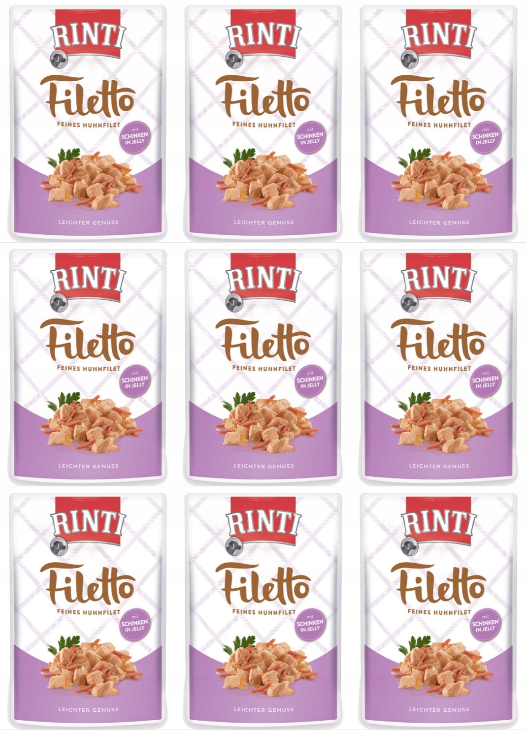 Rinti Filetto Kuře A Šunka V Želé 9x100g