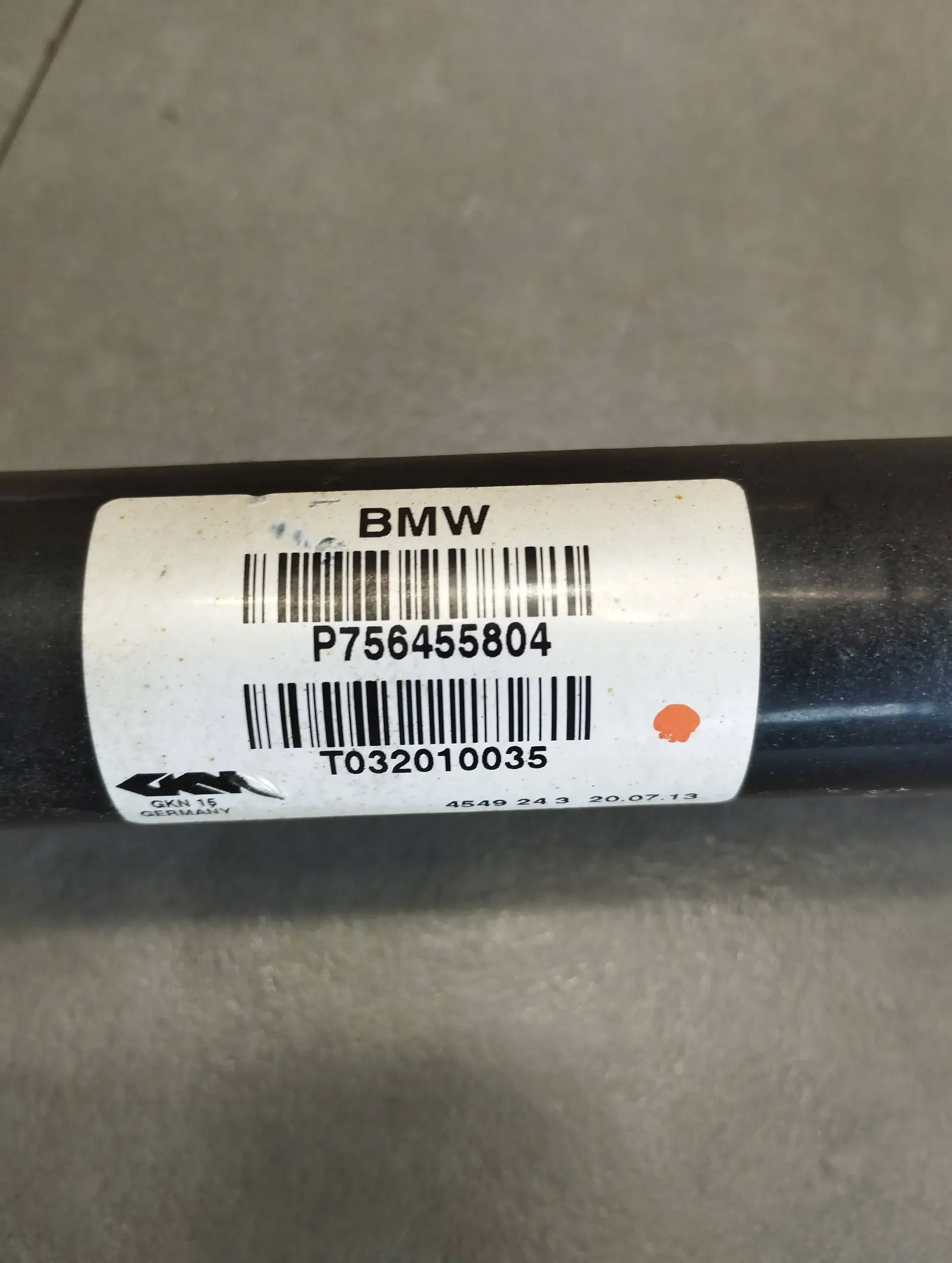 BMW X5 F15 semi-axis left rear part 7564558