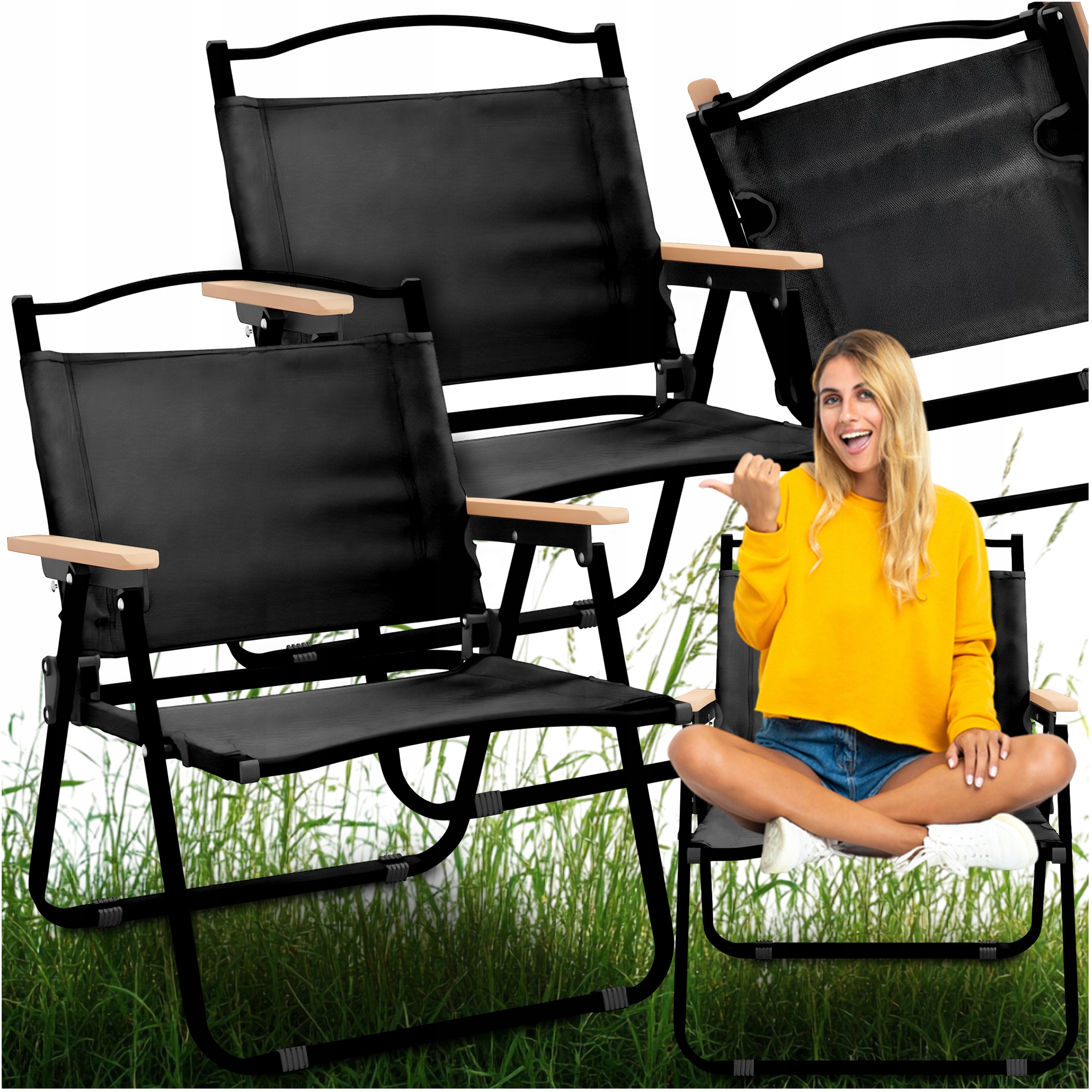 2X Zahradní Křeslo Na Terasa Balkon, Skládací, Kovové, Moderní Křeslo