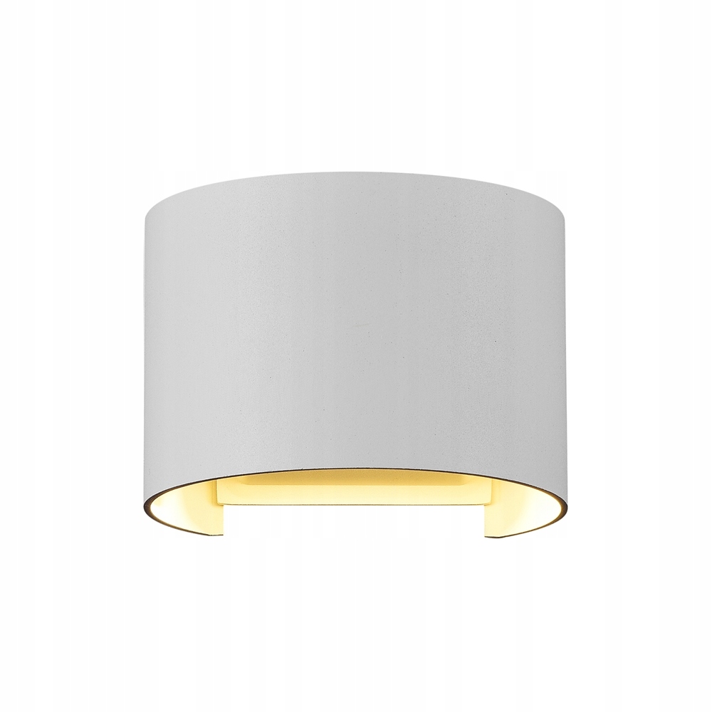 Venkovní nástěnná Led lampa kulatý bílá, horní část, dolní část, teplá Maytoni
