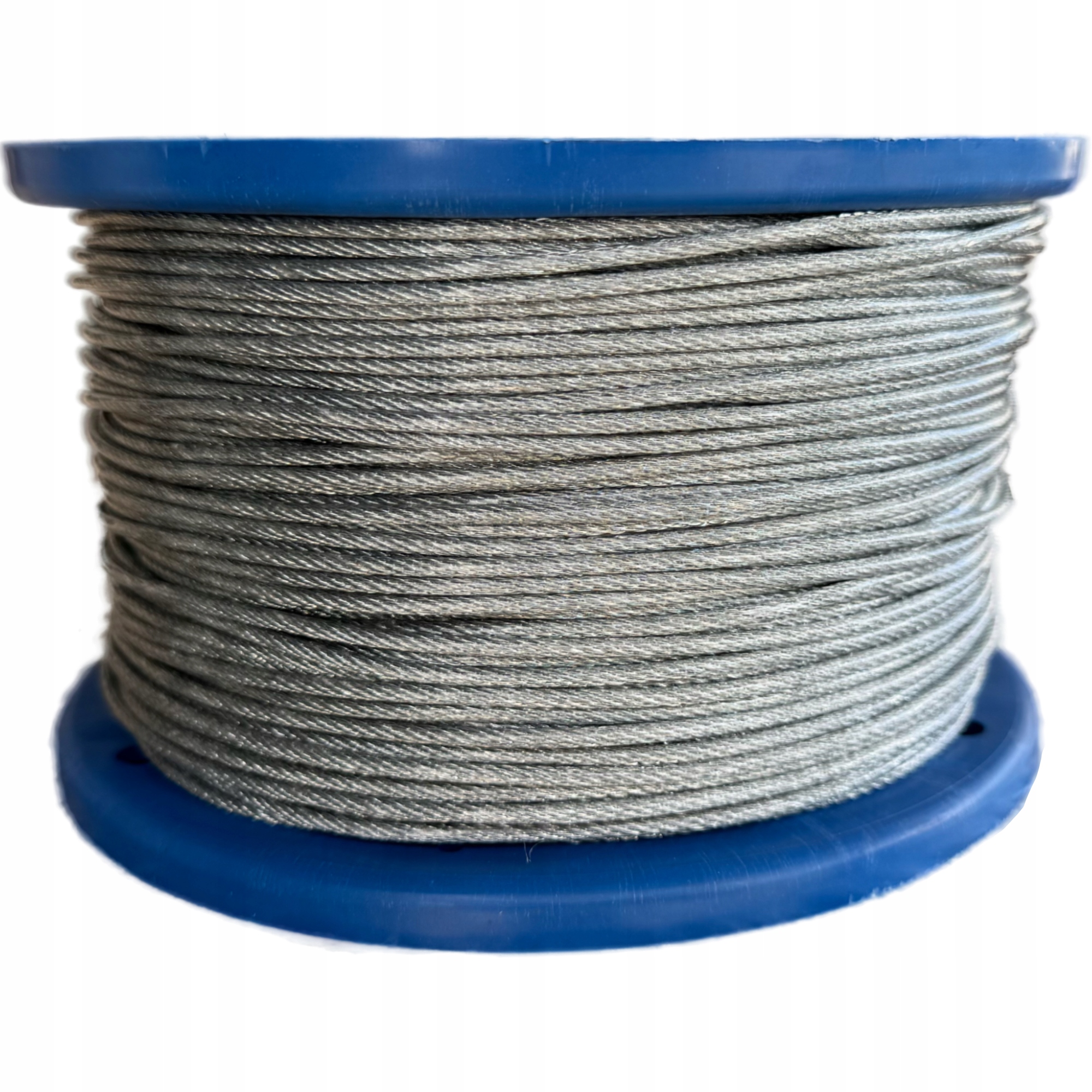 Lina linka Stalowa w osłonie Pcv 3mm 250m Ocynkowana mocna Wytrzymała 6x7